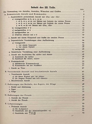 Wie die alten &Auml;gypter sich anredeten, wie sie sich gr&uuml;ssten und wie sie miteinander sprachen. Band I, II, III & IV (complete set)[newline]M0703g-13.jpeg