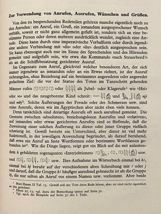 Wie die alten &Auml;gypter sich anredeten, wie sie sich gr&uuml;ssten und wie sie miteinander sprachen. Band I, II, III & IV (complete set)[newline]M0703g-15.jpeg