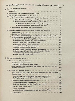 Wie die alten &Auml;gypter sich anredeten, wie sie sich gr&uuml;ssten und wie sie miteinander sprachen. Band I, II, III & IV (complete set)[newline]M0703g-19.jpeg
