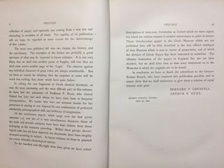 Oxyrhynchus papyri. Vol. I & II. Edited with translations and notes.
