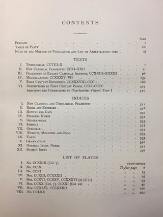 Oxyrhynchus papyri. Vol. I & II. Edited with translations and notes.