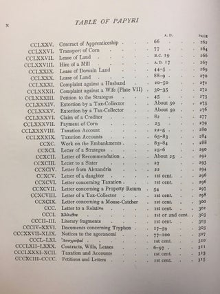Oxyrhynchus papyri. Vol. I & II. Edited with translations and notes.