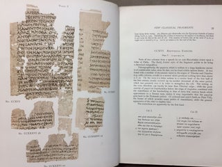 Oxyrhynchus papyri. Vol. I & II. Edited with translations and notes.[newline]M0707a-20.jpg