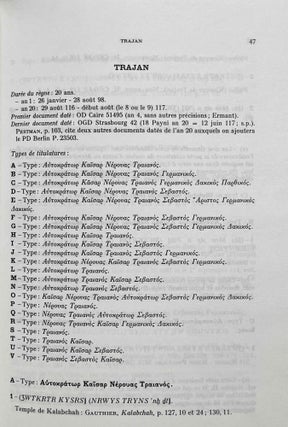 Les titulatures des empereurs romains dans les documents en langue égyptienne[newline]M0714a-04.jpeg