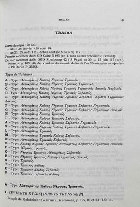 Les titulatures des empereurs romains dans les documents en langue égyptienne