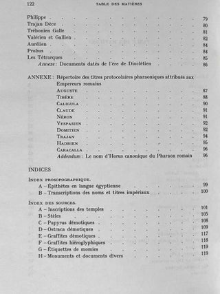 Les titulatures des empereurs romains dans les documents en langue égyptienne[newline]M0714a-06.jpeg