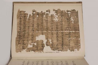 Hieratic papyri from Kahun and Gurob. Vol. I: Text. Vol. II: Plates (complete set)[newline]M0722-05.jpg