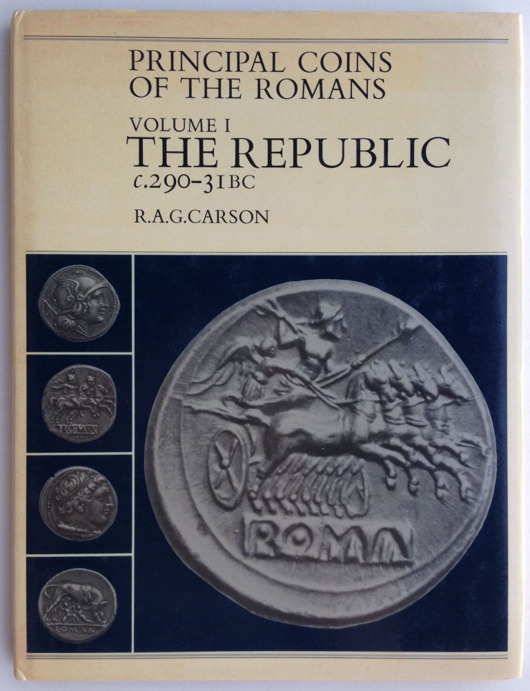 Item #M0723 Principal Coins of the Romans. Vol. I The Republic. CARSON R. A. G.[newline]M0723.jpg