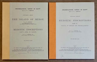Item #M0724 The island of Meroë & Meroïtic inscriptions. Part I: Sôba to...[newline]M0724-00.jpeg