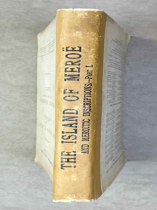 Item #M0724f The island of Mero&euml; & Meroitic inscriptions. Part I: S&ocirc;ba to Dang&ecirc;l....[newline]M0724f-00.jpeg