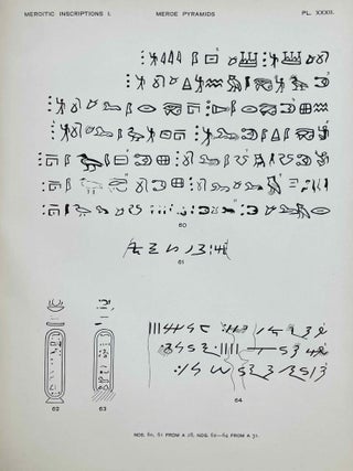 The island of Mero&euml; & Meroitic inscriptions. Part I: S&ocirc;ba to Dang&ecirc;l. Mero&iuml;tic inscriptions.[newline]M0724f-11.jpeg