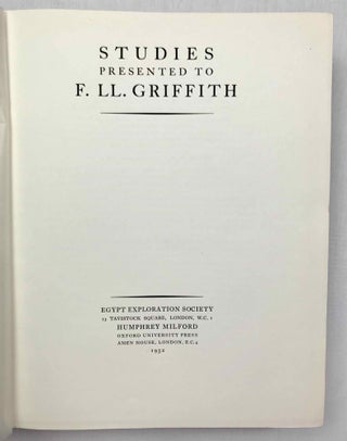 Studies presented to F.L. Griffith[newline]M0727e-05.jpeg