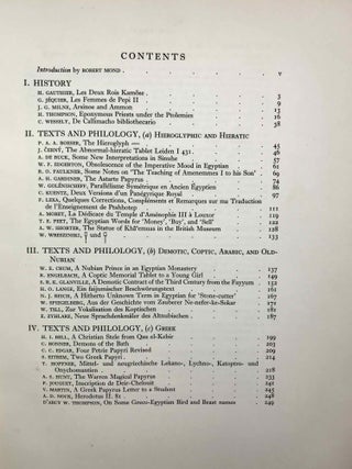 Studies presented to F.L. Griffith