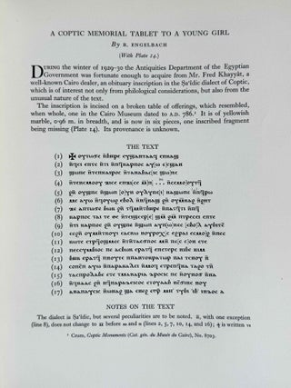 Studies presented to F.L. Griffith[newline]M0727i-10.jpeg