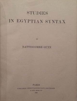 Studies in Egyptian Syntax[newline]M0737-02.jpg
