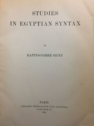 Studies in Egyptian Syntax[newline]M0737a-02.jpg