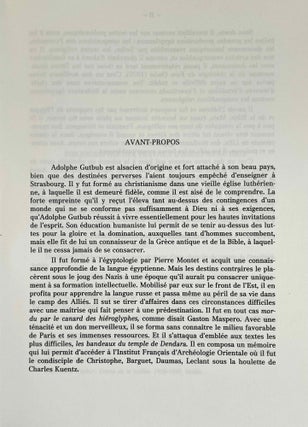 Mélanges A. Gutbub