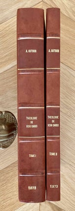 Item #M0739b Textes fondamentaux de la théologie de Kom Ombo. Tome I & II (complete set). GUTBUB...[newline]M0739b-00.jpeg