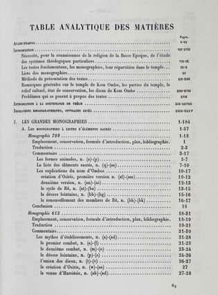 Textes fondamentaux de la théologie de Kom Ombo. Tome I & II (complete set)[newline]M0739b-14.jpeg