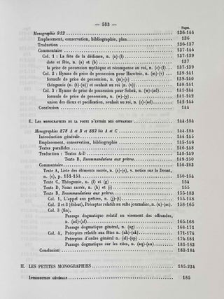 Textes fondamentaux de la théologie de Kom Ombo. Tome I & II (complete set)[newline]M0739b-18.jpeg