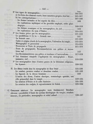 Textes fondamentaux de la théologie de Kom Ombo. Tome I & II (complete set)[newline]M0739b-31.jpeg