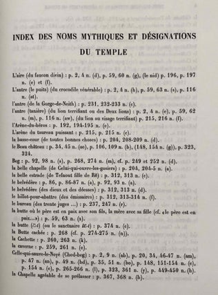 Textes fondamentaux de la théologie de Kom Ombo. Tome I & II (complete set)[newline]M0739d-31.jpeg