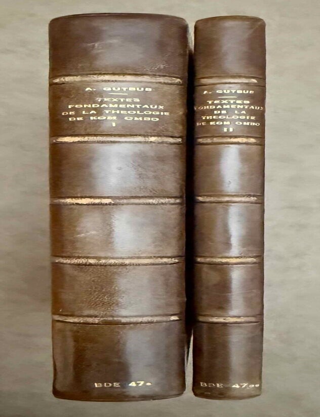 Item #M0739h Textes fondamentaux de la th&eacute;ologie de Kom Ombo. Tome I & II (complete set). GUTBUB Adolphe.[newline]M0739h-00.jpeg