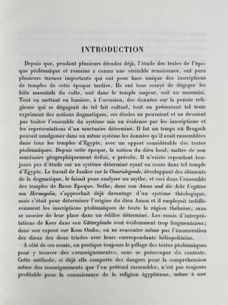 Textes fondamentaux de la th&eacute;ologie de Kom Ombo. Tome I & II (complete set)[newline]M0739h-04.jpeg
