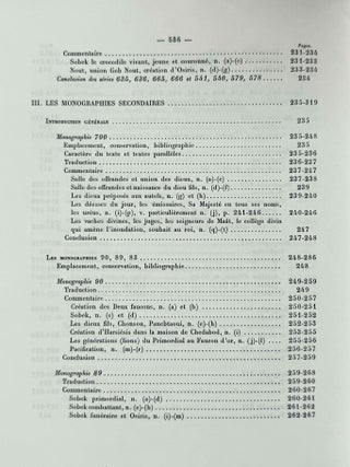 Textes fondamentaux de la th&eacute;ologie de Kom Ombo. Tome I & II (complete set)[newline]M0739h-15.jpeg
