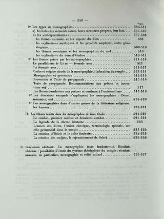 Textes fondamentaux de la th&eacute;ologie de Kom Ombo. Tome I & II (complete set)[newline]M0739h-25.jpeg