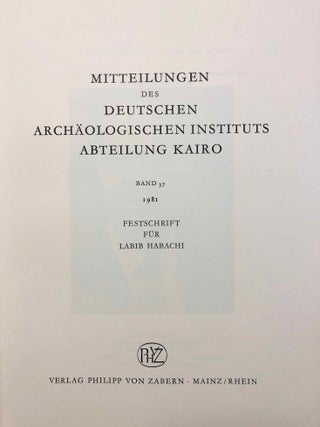 Festschrift Labib Habachi[newline]M0741a-02.jpg
