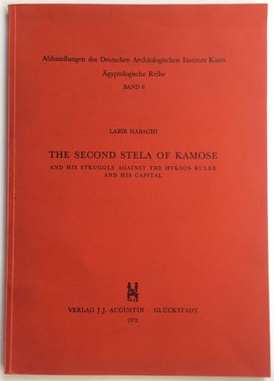 Item #M0744b The second stela of Kamose and his struggle against the Hyksos ruler and his...