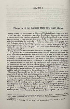 The second stela of Kamose and his struggle against the Hyksos ruler and his capital