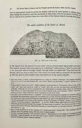 The second stela of Kamose and his struggle against the Hyksos ruler and his capital