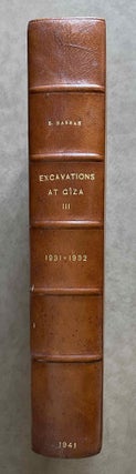 Item #M0753 Excavations at Giza. Vol. III (1931-1932). HASSAN Selim[newline]M0753-00.jpeg