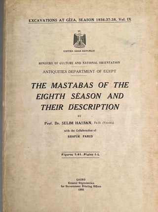 Excavations at Giza. Vol. IX (1937-1938). The mastabas of the eighth season and their description[newline]M0762c-02.jpeg