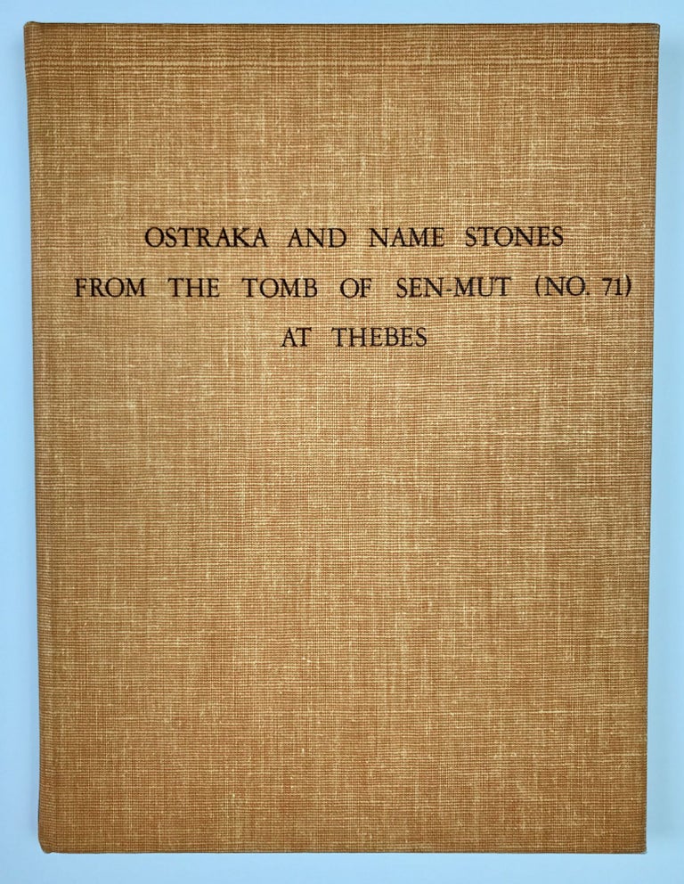 Item #M0768c Ostraka and name stones from the Tomb of Sen-Mut (No 71) at Thebes. Photographs by Harry Burton. HAYES William Christopher.[newline]M0768c-00.jpeg