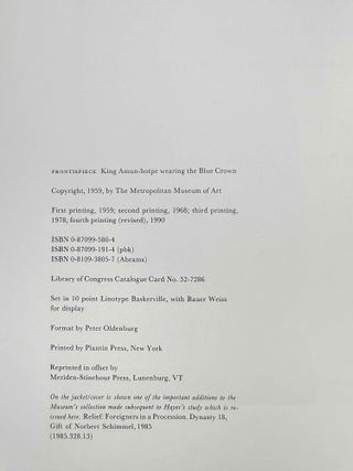The scepter of Egypt. Vol. I: From the Earliest Times to the End of the Middle Kingdom. Vol. II: The Hyksos Period and the New Kingdom (1675&ndash;1080 B.C.) (complete set)[newline]M0771e-15.jpeg
