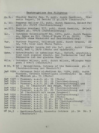 Der Text des Nilhymnus