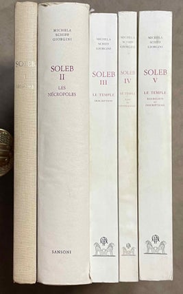 Item #M0781a Soleb. Tome I: 1813-1963. Tome II: Les nécropoles. Tome III: Le temple,...