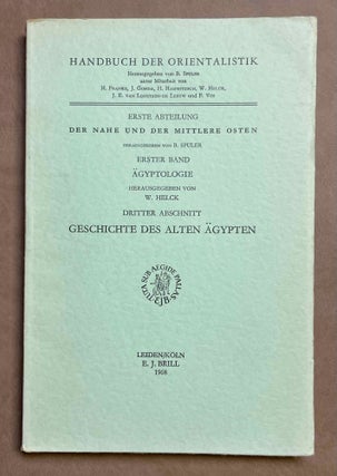 Item #M0782a Geschichte des alten Ägyptens. HELCK Wolfgang