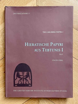 Hieratische Papyri aus Tebtunis, I (The Carlsberg Papyri, vol. 2) (2 volumes, complete set)[newline]M0783h-01.jpeg