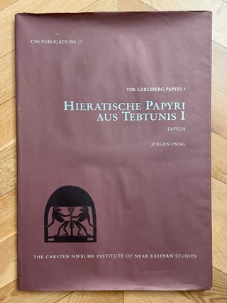 Hieratische Papyri aus Tebtunis, I (The Carlsberg Papyri, vol. 2) (2 volumes, complete set)[newline]M0783h-11.jpeg