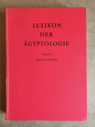 Lexikon der Ägyptologie. Band I to VII, complete 7 volumes + Bemerkungen und Korrekturen zum Lexikon der Ägyptologie (&) Index (2 vols)[newline]M0785b-06.jpg