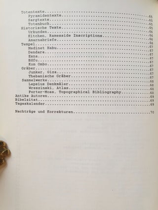 Lexikon der Ägyptologie. Band I to VII, complete 7 volumes + Bemerkungen und Korrekturen zum Lexikon der Ägyptologie (&) Index (2 vols)[newline]M0785b-29.jpg