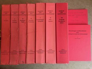 Item #M0785b Lexikon der Ägyptologie. Band I to VII, complete 7 volumes + Bemerkungen und...[newline]M0785b.jpg
