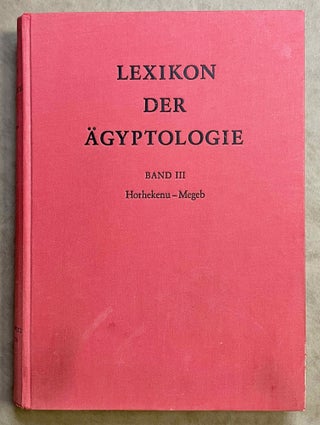 Lexikon der Ägyptologie. Band I to VI (complete, but without the volume VII of Indices and Maps)[newline]M0785e-08.jpeg