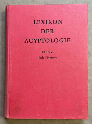 Lexikon der Ägyptologie. Band I to VI (complete, but without the volume VII of Indices and Maps)[newline]M0785e-17.jpeg
