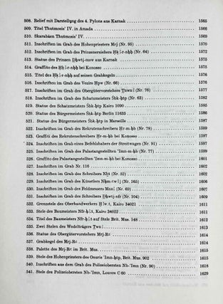 Urkunden (IV) der 18. Dynastie. Historisch-biographische Urkunden. Hefte 17-19 + 20-21 + 22 (complete set)[newline]M0794d-09.jpeg