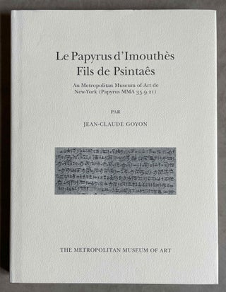 Item #M0797 Le papyrus d'Imouthès, fils de Psintaês. Au Metropolitan Museum of Art de New York...[newline]M0797-00.jpeg